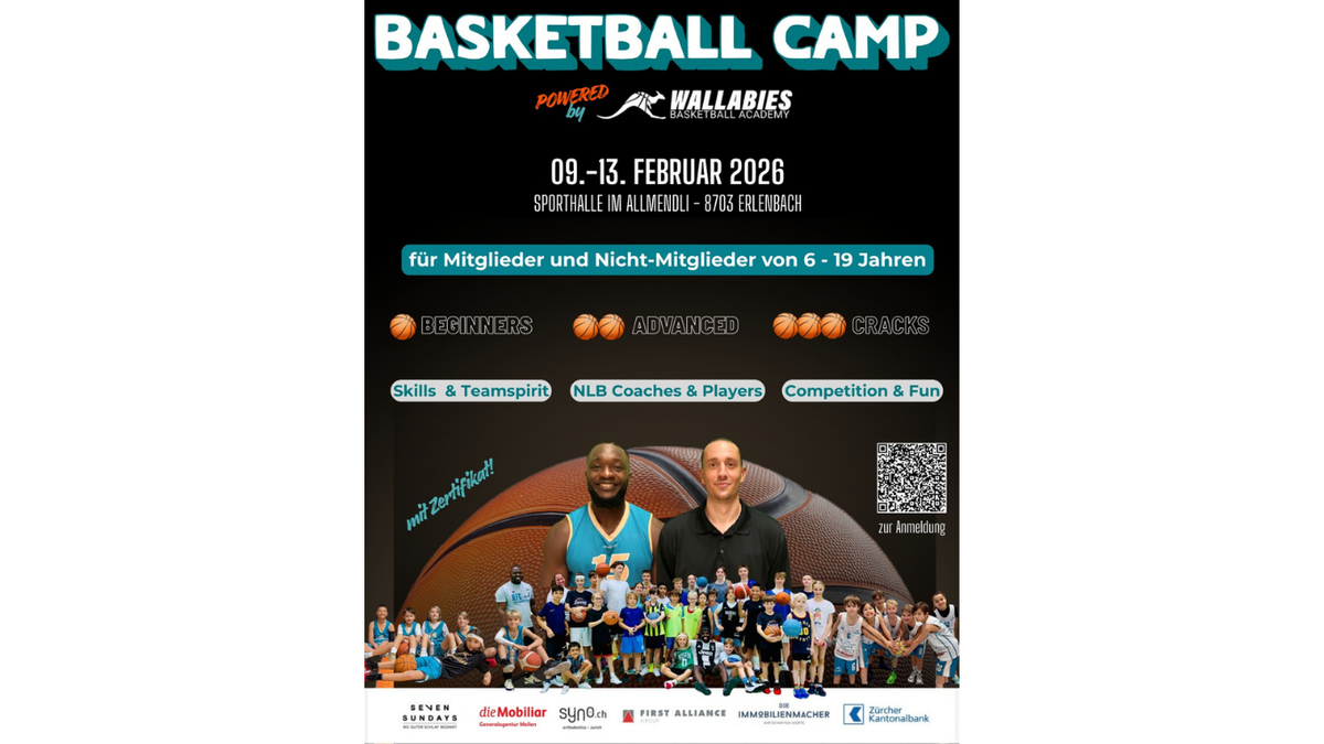 Sportferien-Camp Goldcoast Wallabies | 9.–13. Februar 2026 | Erlenbach